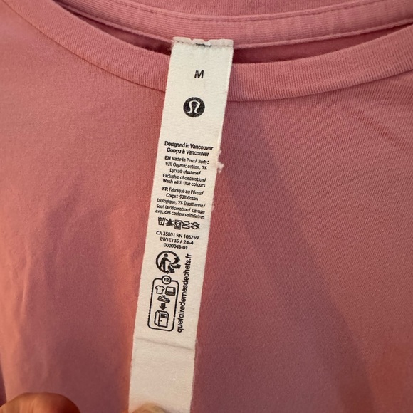 Lululemon Organic Cotton Crewneck Tank Top Pink Tide
Size M - Picture 4 of 5